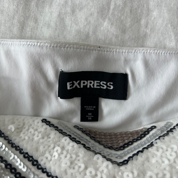 Express Sequin Mini Skirt size: M - Picture 3 of 3